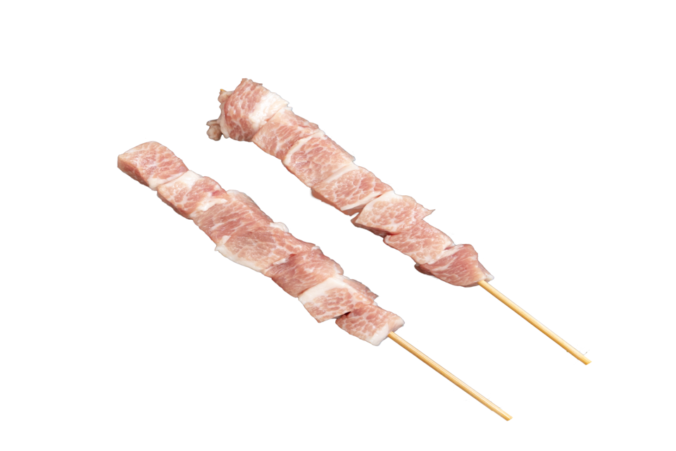 雪花豬肉串