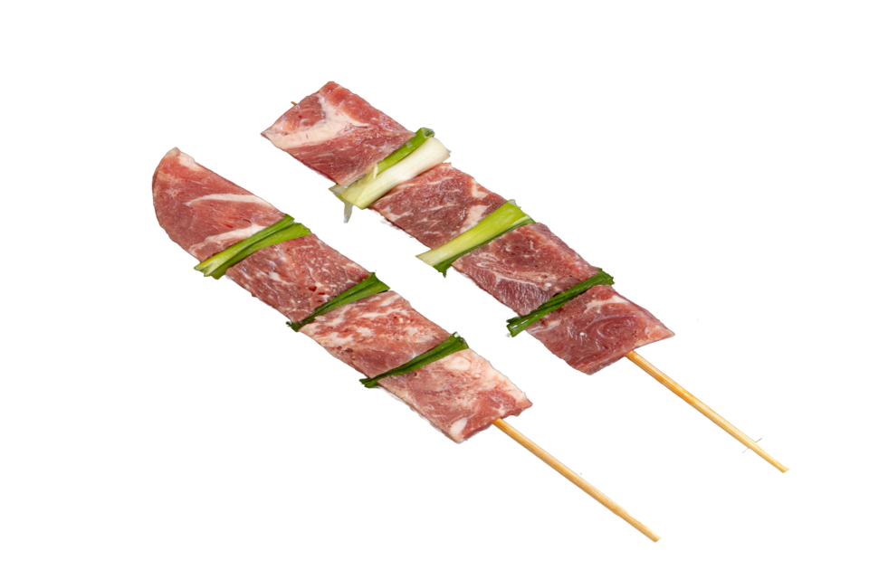 牛肉佐蔥串